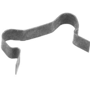 Omega shaped metal clips