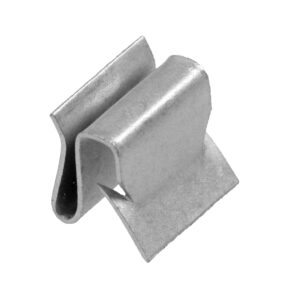 S shaped metal snap-on clip