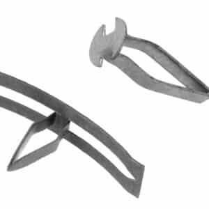Clips with closed head