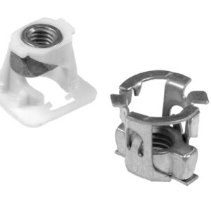 Metal cage nut to clip with front mounting ("Helical" type)
